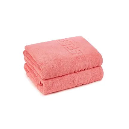 Prosop baie bumbac piersica 50x90cm 500g Prosop baie bumbac piersica 50x90cm 500g