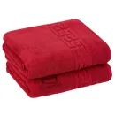 Prosop baie bumbac rosu 70x130cm 620g Prosop baie bumbac rosu 70x130cm 620g