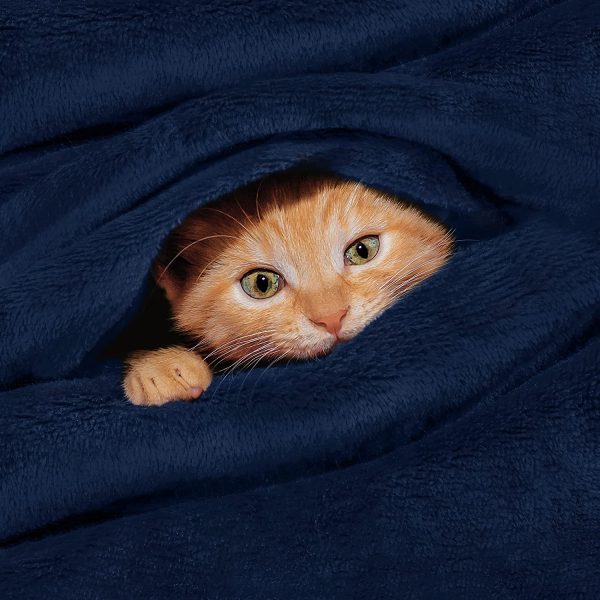 Patura fleece albastra - imagine 2