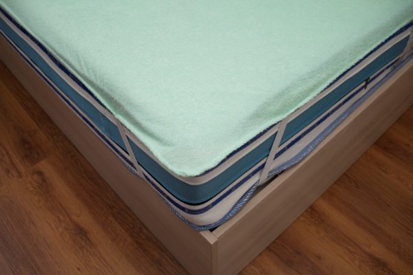 Protectie saltea impermeabila verde 180x200 cm - imagine 2