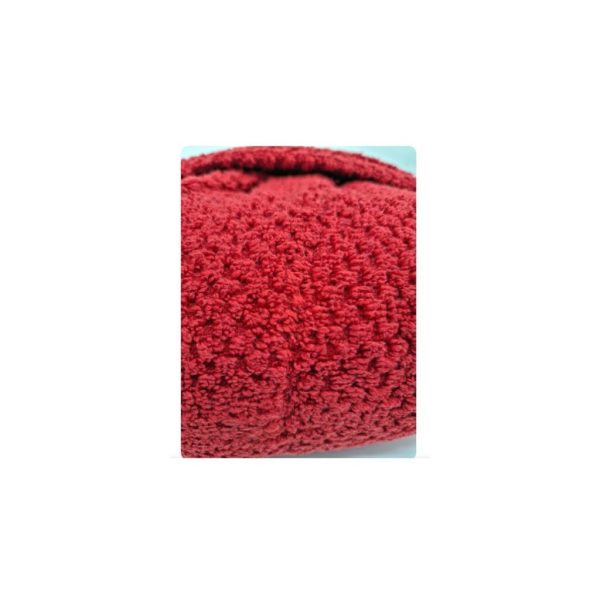 Halat de baie 100% Bumbac Rosu Inchis - imagine 2