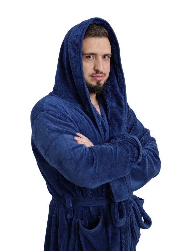 Halat de baie cocolino Bleumarin - imagine 1