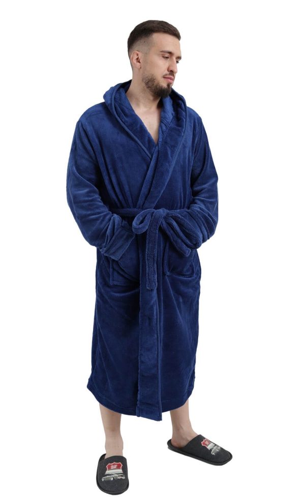 Halat de baie cocolino Bleumarin - imagine 2