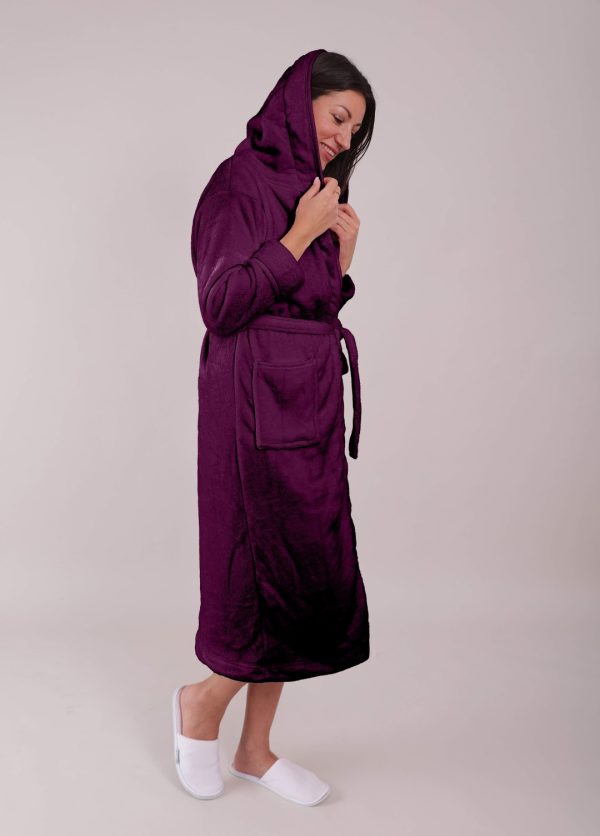 Halat de baie cocolino Mov - imagine 2