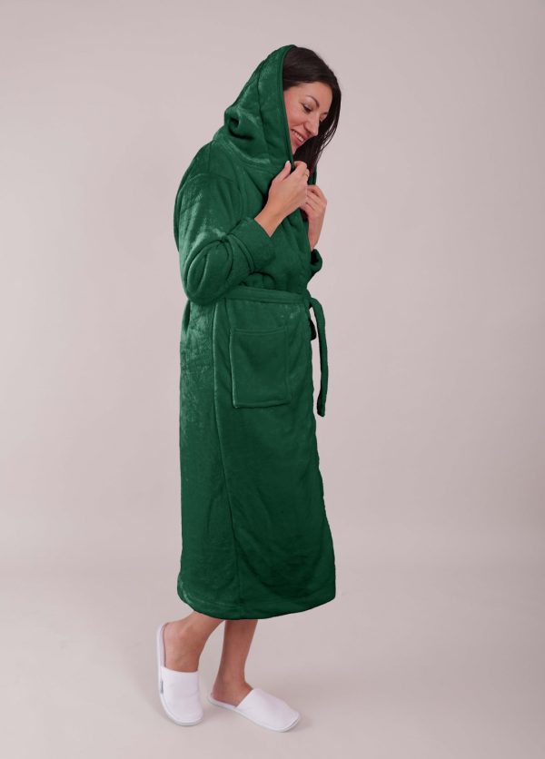 Halat-de-baie-cocolino-verde3- Halat de baie cocolino Verde - imagine 2