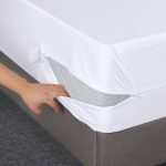 Husa impermeabila saltea 180x200 cm cu fermoar, anti plosnite Husa impermeabila saltea 180x200 cm cu fermoar, anti plosnite - imagine 1