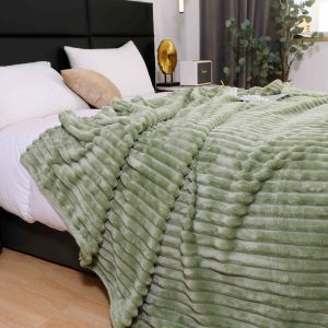 Patura Cocolino Groasa 200x230 Verde Deschis - imagine 1