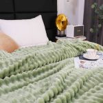 Patura Cocolino Groasa 200x230 Verde Deschis Patura Cocolino Groasa 200x230 Verde Deschis - imagine 3