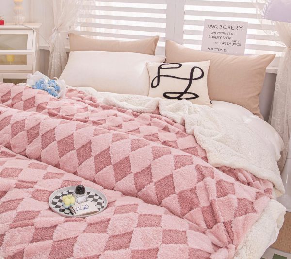 Patura Cocolino cu Blanita 200x230 Roz - imagine 3