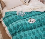 Patura Cocolino cu Blanita 200x230 Turcoaz Patura Cocolino cu Blanita 200x230 Turcoaz - imagine 1