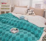 Patura Cocolino cu Blanita 200x230 Turcoaz Patura Cocolino cu Blanita 200x230 Turcoaz - imagine 3