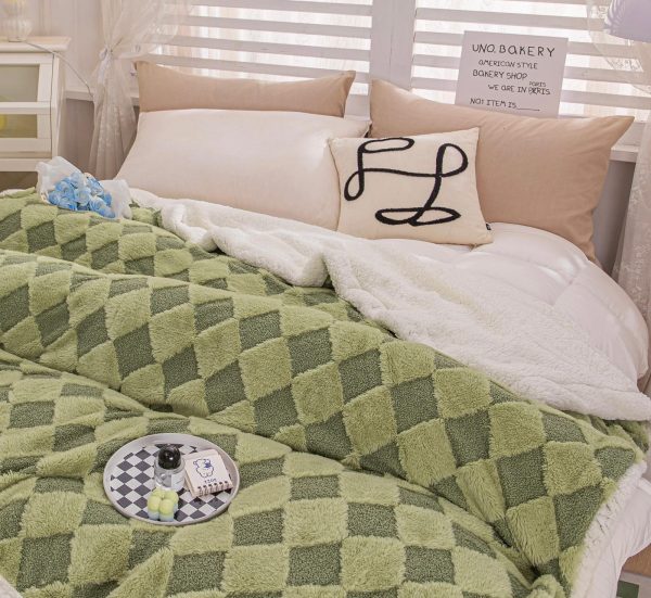 Patura Cocolino cu Blanita 200x230 Verde - imagine 2