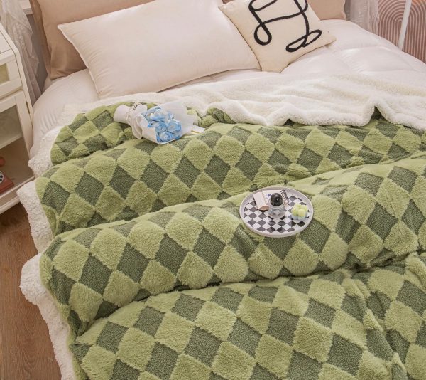 Patura Cocolino cu Blanita 200x230 Verde - imagine 1