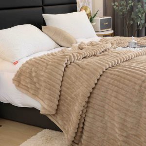 Patura Cocolino Groasa 200x230 Alb Crem - imagine 1