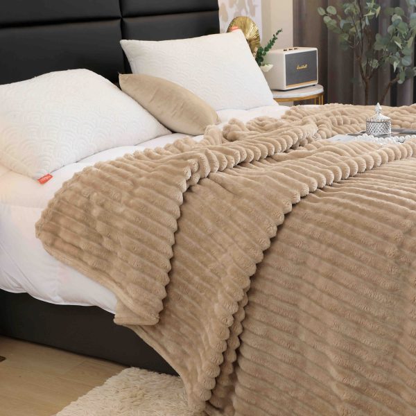 Patura Cocolino Groasa 200x230 Alb Crem - imagine 1