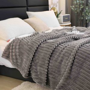 Patura Cocolino Groasa 200x230 Gri - imagine 1