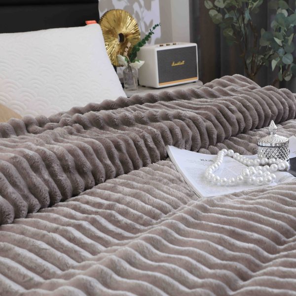 Patura Cocolino Groasa 200x230 Gri - imagine 3