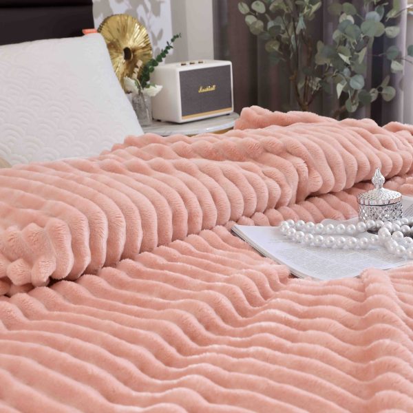 Patura Cocolino Groasa 200x230 Roz - imagine 2