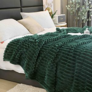 Patura Cocolino Groasa 200x230 Verde - imagine 1