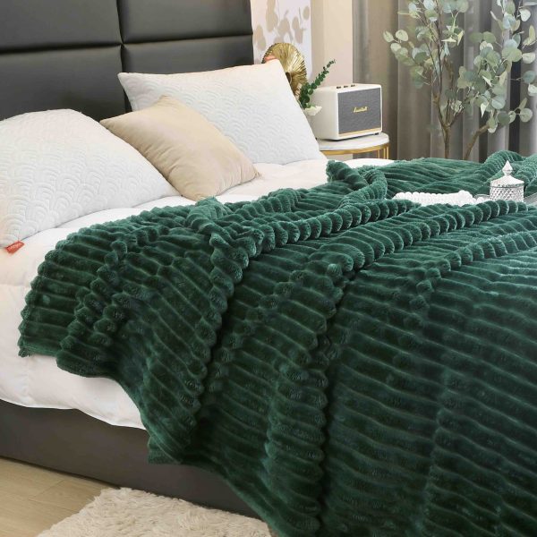 Patura Cocolino Groasa 200x230 Verde - imagine 1