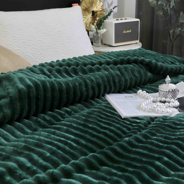 Patura Cocolino Groasa 200x230 Verde - imagine 2