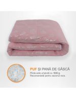 Pilota puf gasca roz 180x200cm Pilota puf gasca roz 180x200cm - imagine 2