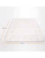 Pilota puf gasca alba 200x220cm Pilota puf gasca alba 200x220cm - imagine 3