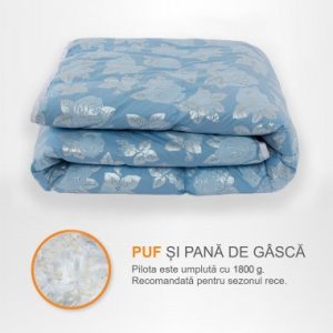 Pilota puf gasca bleu 200x220cm - imagine 2