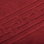 Prosop fata bumbac rosu 50x90cm 500g Prosop plaja bumbac 80x160cm 500g Rosu - imagine 2