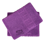 Prosop baie bumbac mov 70x130cm 500g Prosop plaja bumbac 80x160cm 500g Mov - imagine 1