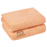 Prosop baie bumbac somon 70x130cm 620gr Prosop baie bumbac somon 70x130cm 500gr - imagine 2