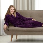 Halat de baie cocolino Mov Halat de baie cocolino Mov - imagine 3