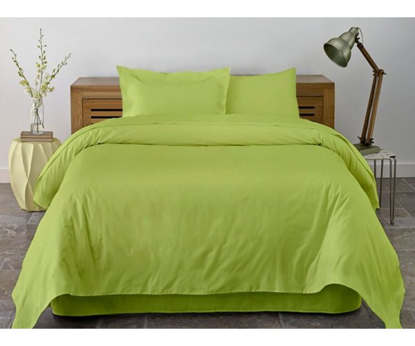 Lenjerie de Pat Bumbac Ranforce Verde Fistic