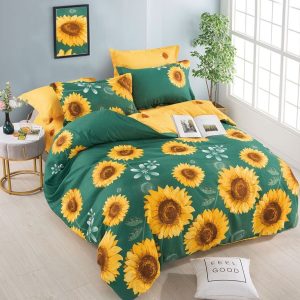 Lenjerie de Pat Finet 6 Piese Floarea Soarelui