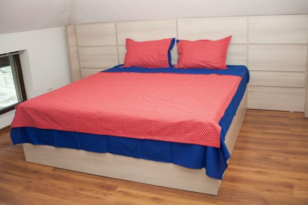 Lenjerii de Pat din Bumbac Albastru