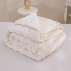 Patura Cocolino cu Blanita 200x230 Alb Crem