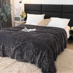 Patura Cocolino Groasa 200x230 Gri Inchis Patura Cocolino Groasa 200x230 Gri Inchis