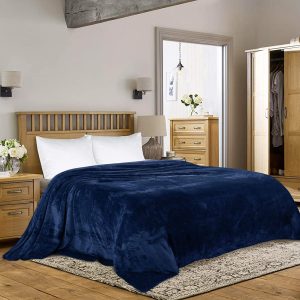 Patura fleece albastra