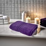 Prosop baie bumbac mov 70x130cm 600g Prosop baie bumbac mov 70x130cm 600g