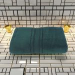 Prosop baie bumbac verde smarald 70x130cm 600g Prosop baie bumbac verde smarald 70x130cm 600g