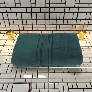 Prosop baie bumbac verde smarald 70x130cm 600g