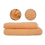 Prosop baie bumbac somon 70x130cm 620gr Prosop baie bumbac somon 70x130cm 500gr