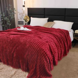 Patura Cocolino Groasa 200x230 Grena - imagine 1