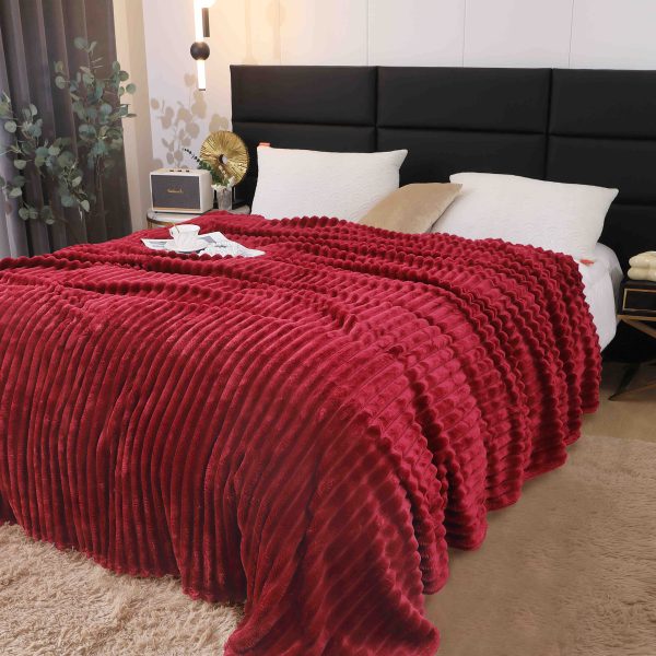 Patura Cocolino Groasa 200x230 Grena - imagine 1