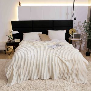 Patura Cocolino Groasa 200x230 Alb Crem