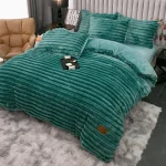 Lenjerie Pat Dublu Cocolino Pufoasa 4 Piese Mint