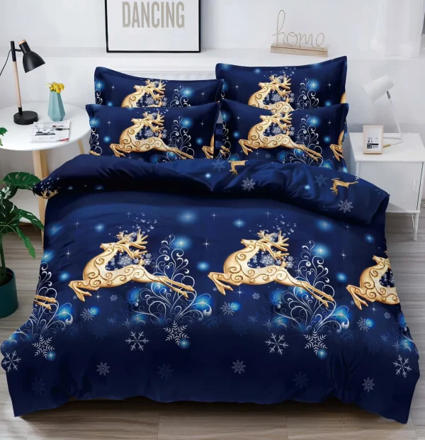 IMG-20231011-WA0022 Lenjerie de Crăciun Pat Dublu cu Elastic - Bumbac Finet 6 Piese