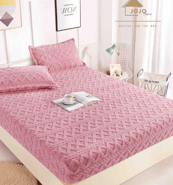 JOHCT01 Husa cu Elastic Cocolino Tricot 180x200 cm + 2 fete de perna 50x70 cm