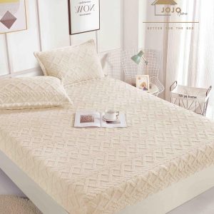 Husa cu Elastic Cocolino Tricot 180x200 cm + 2 fete de perna 50x70 cm