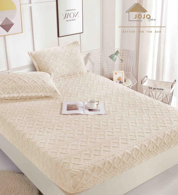 JOHCT02 Husa cu Elastic Cocolino Tricot 180x200 cm + 2 fete de perna 50x70 cm